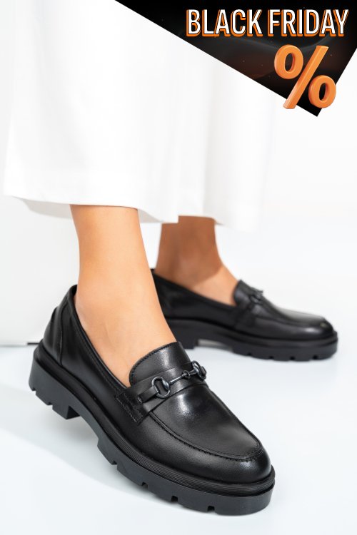 Fekete természetes bőr  ss7hally02