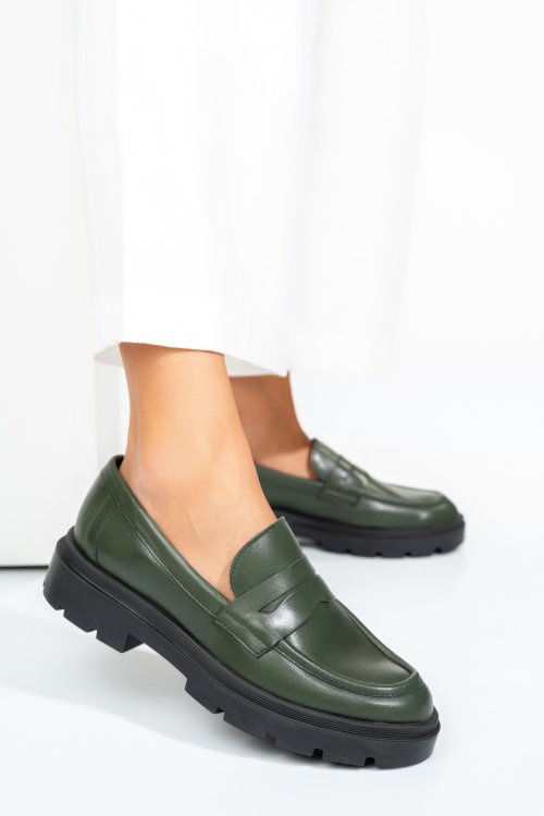 Zöld természetes bőr  es7hmme011