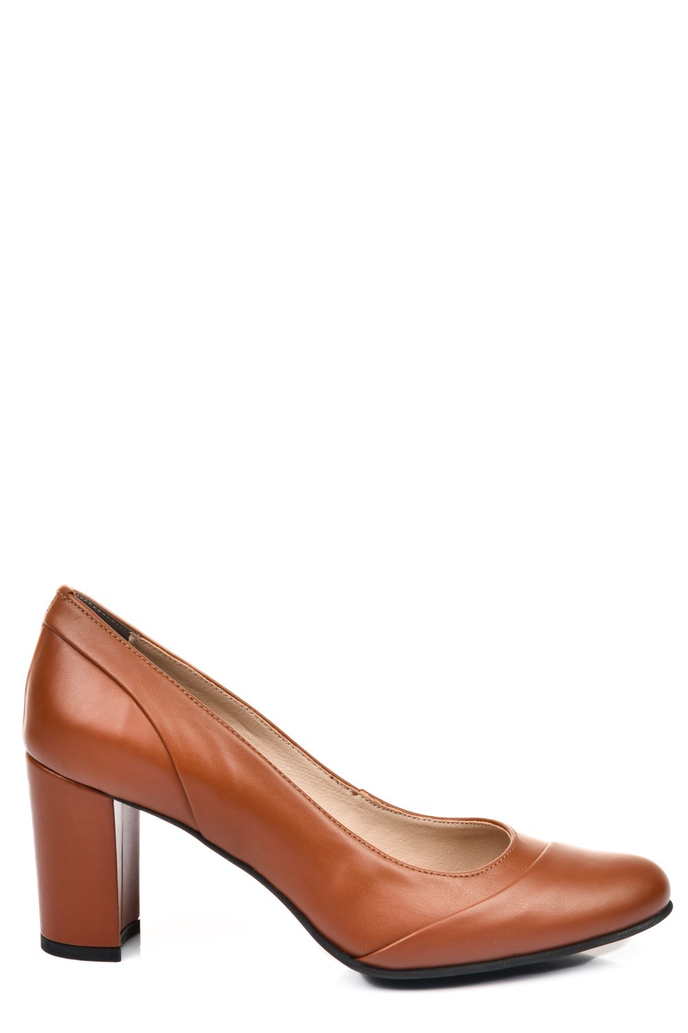 Barna természetes bőr magassarkú cipők 1s7h721