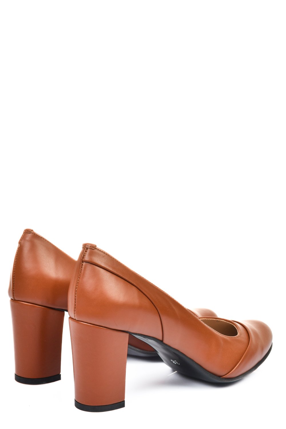 Barna természetes bőr magassarkú cipők 1s7h721