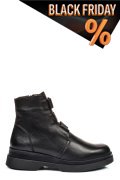 Fekete természetes bőr bakancs 2s7h42816np