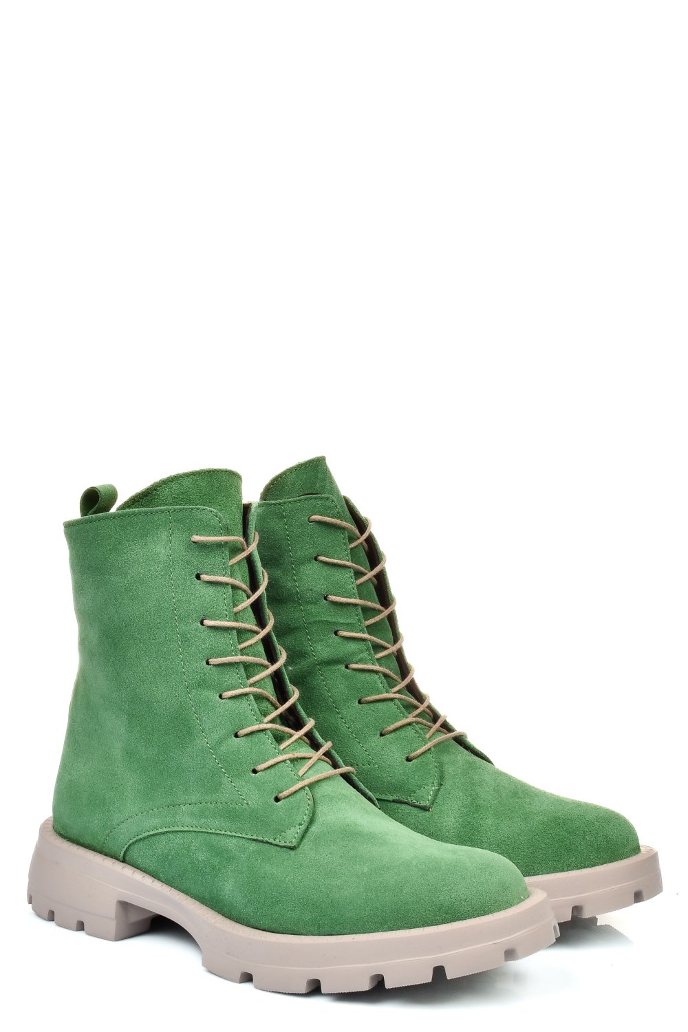 Zöld fordított bőr bakancs 2s7h42801sp
