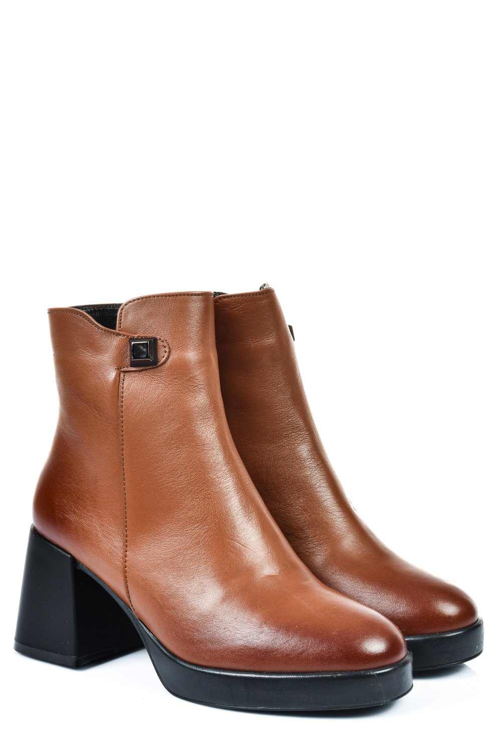 Barna természetes bőr bokacsizma 2s7h42828np