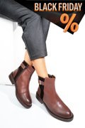 Barna természetes bőr bakancs 2s7h42838np/sp