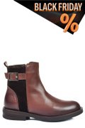 Barna természetes bőr bakancs 2s7h42838np/sp