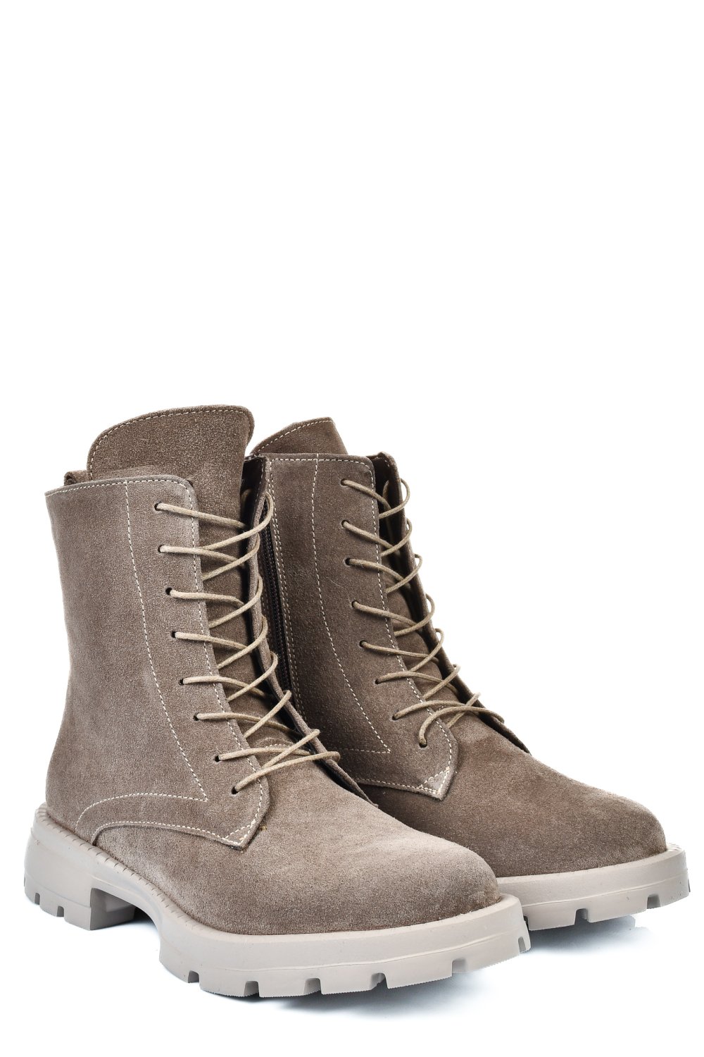 Bézs fordított bőr bakancs 2s7h42801sp