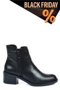Fekete természetes bőr bakancs 2s7h42835np