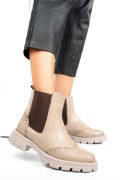 Bézs természetes bőr bakancs 2s7h42802np