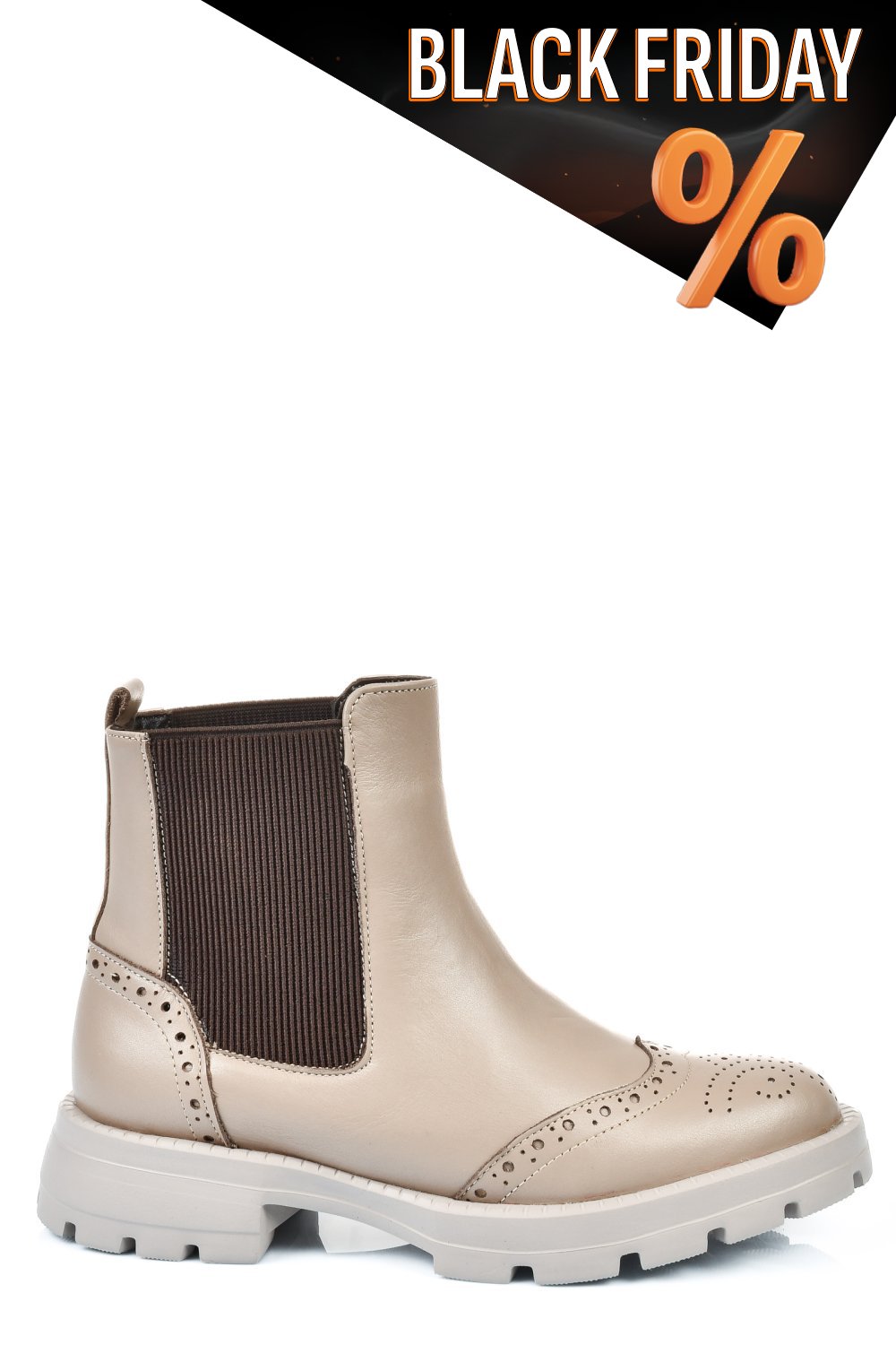 Bézs természetes bőr bakancs 2s7h42802np