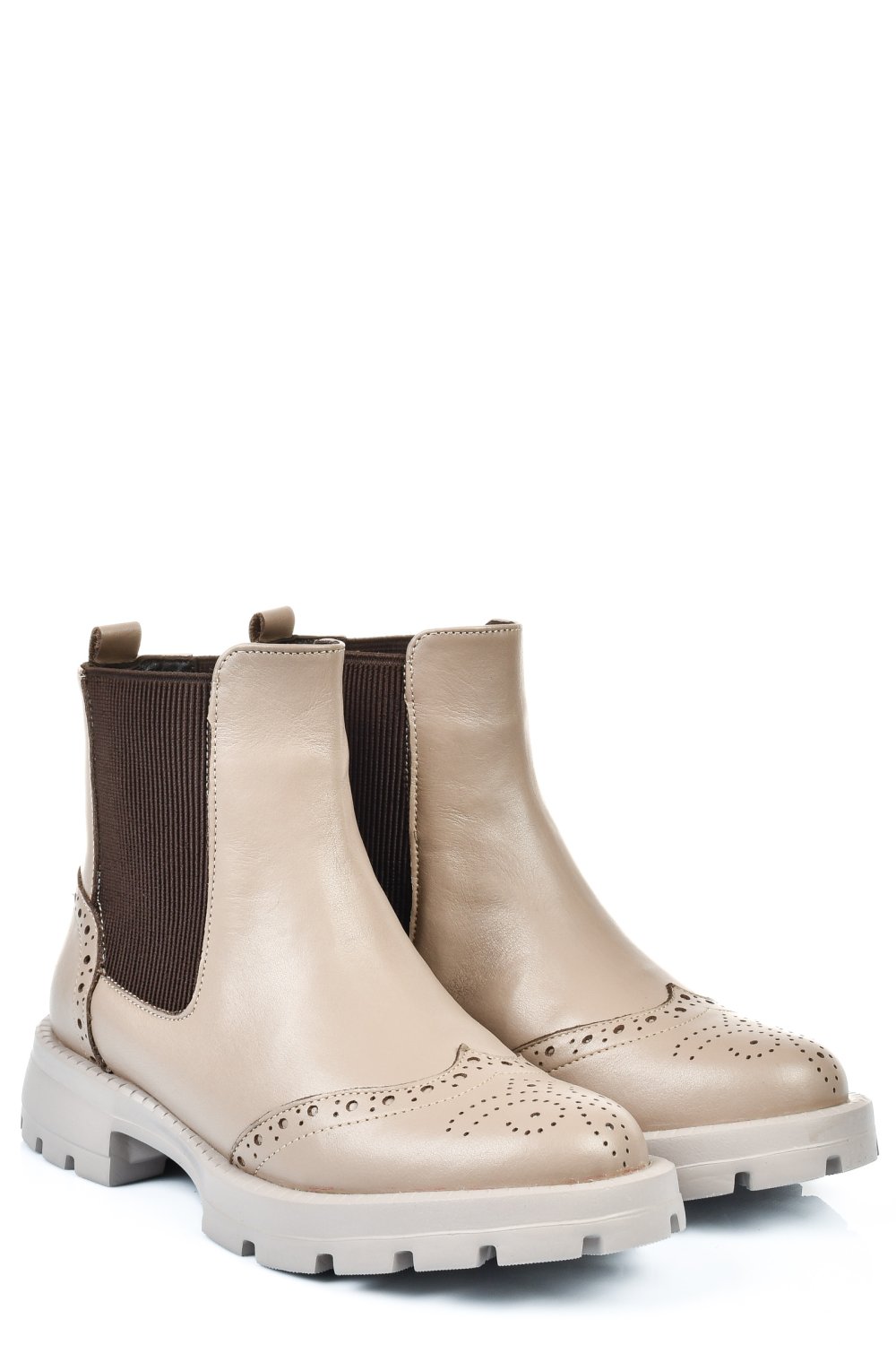 Bézs természetes bőr bakancs 2s7h42802np