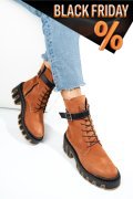 Barna fordított bőr bakancs 2s7h42818sp