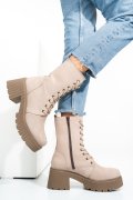 Bézs természetes bőr bakancs 2s7h42823nbk