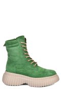 Zöld fordított bőr bakancs 2s7h42805sp