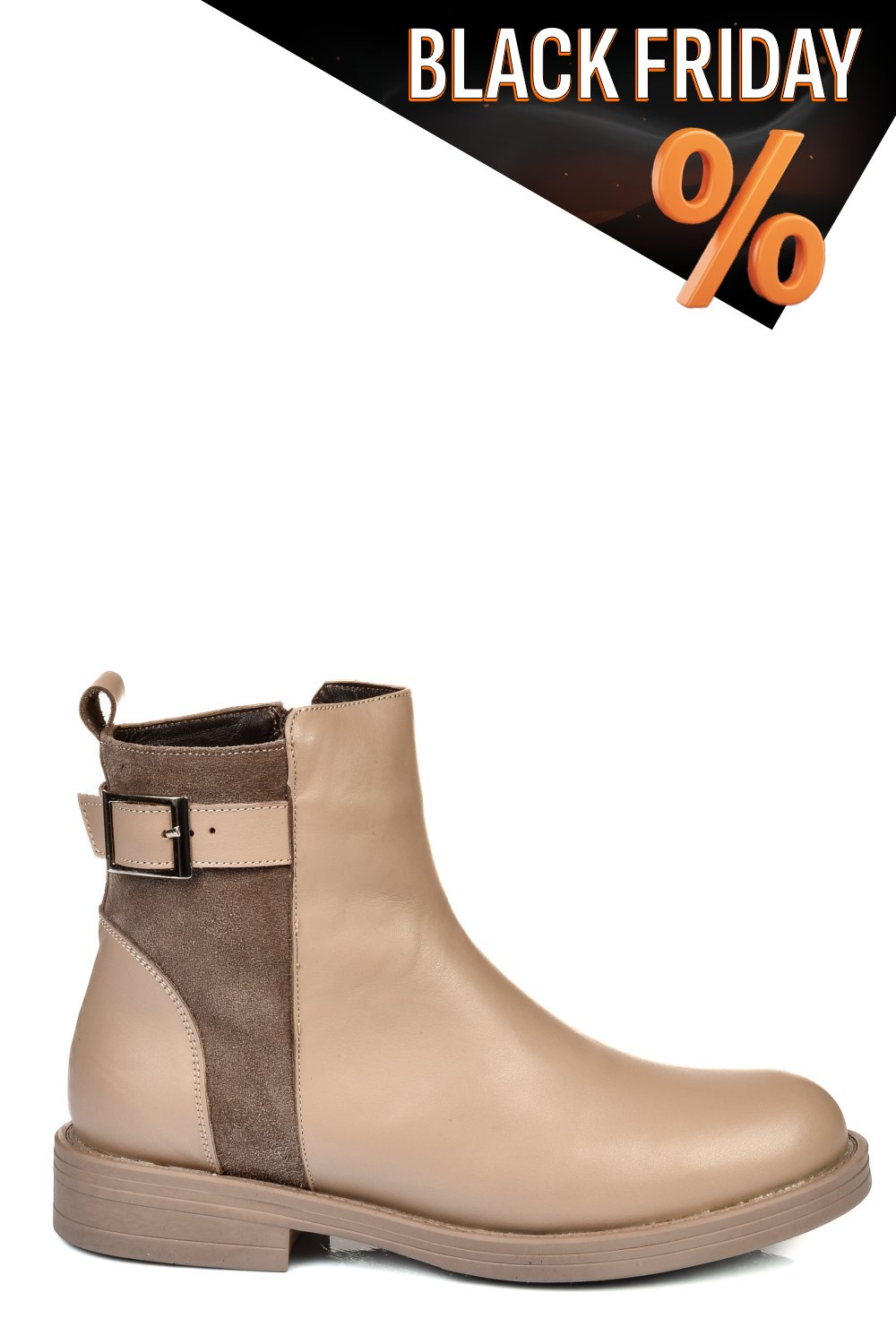 Bézs természetes bőr bakancs 2s7h42838np/sp