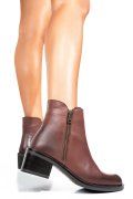 Barna természetes bőr bokacsizma 2s7h42835np
