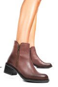Barna természetes bőr bokacsizma 2s7h42835np