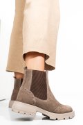 Bézs fordított bőr bakancs 2s7h42802sp