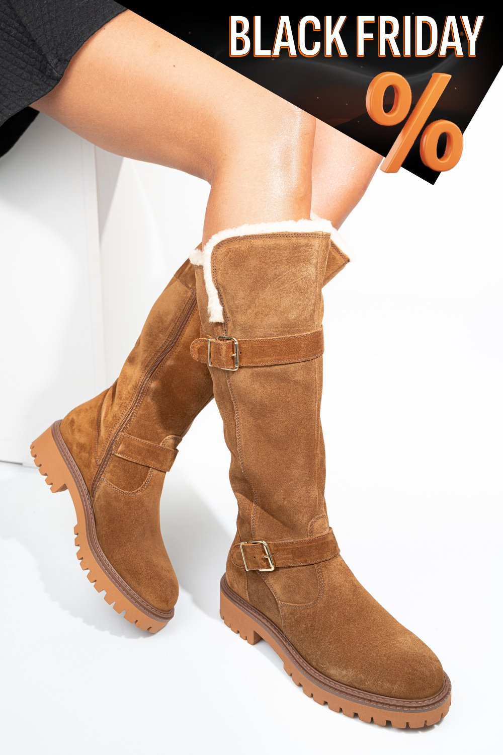 Barna fordított bőr csizma 1s7h2270648