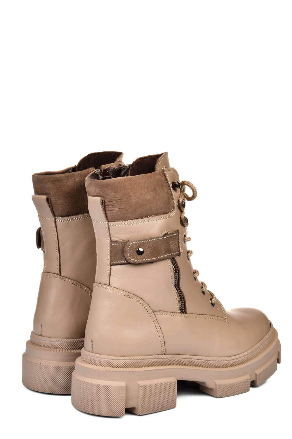 Bézs természetes bőr bakancs 2s7h12887np