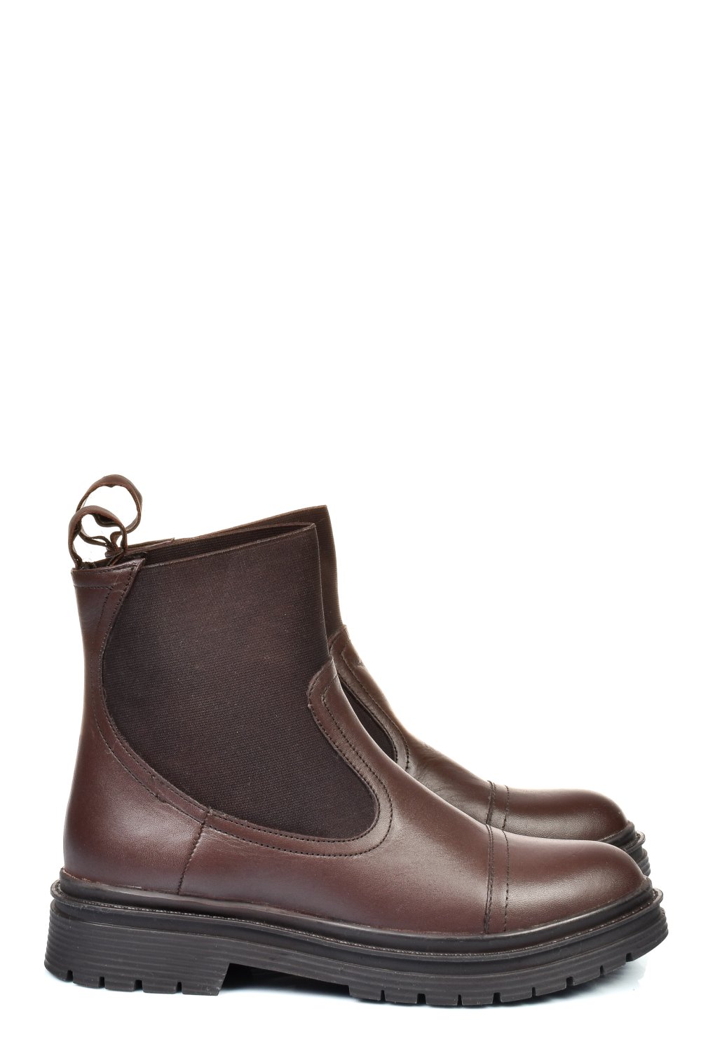 Barna természetes bőr bakancs 9s7h494