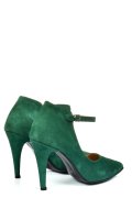 Zöld fordított bőr magassarkú cipők 5s7h905