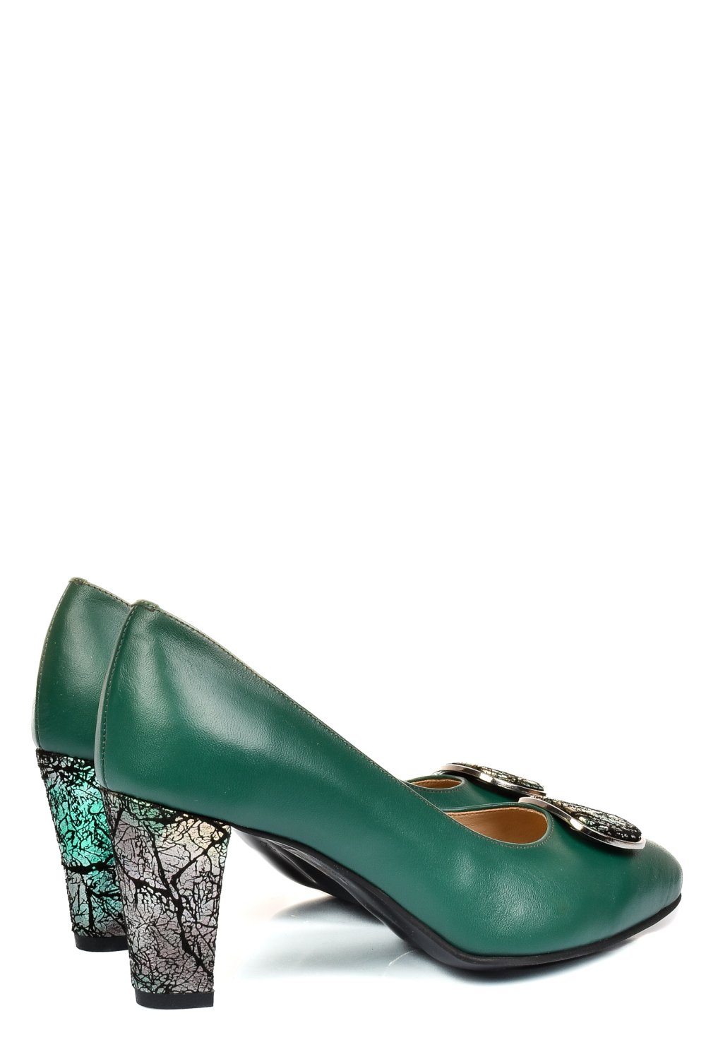 Zöld természetes bőr magassarkú cipők 5s7h656