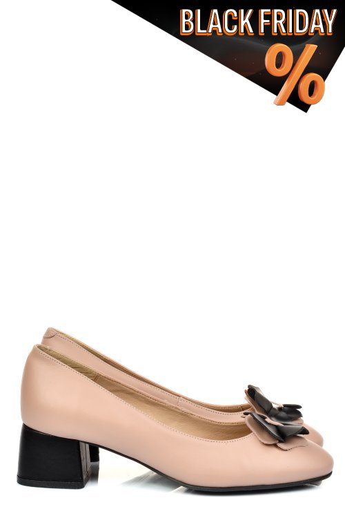 Rózsaszín természetes bőr magassarkú cipők 5s7h555