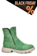 Zöld fordított bőr bakancs 2s7h42841sp