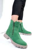 Zöld fordított bőr bakancs 2s7h42841sp