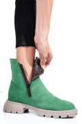 Zöld fordított bőr bakancs 2s7h42841sp