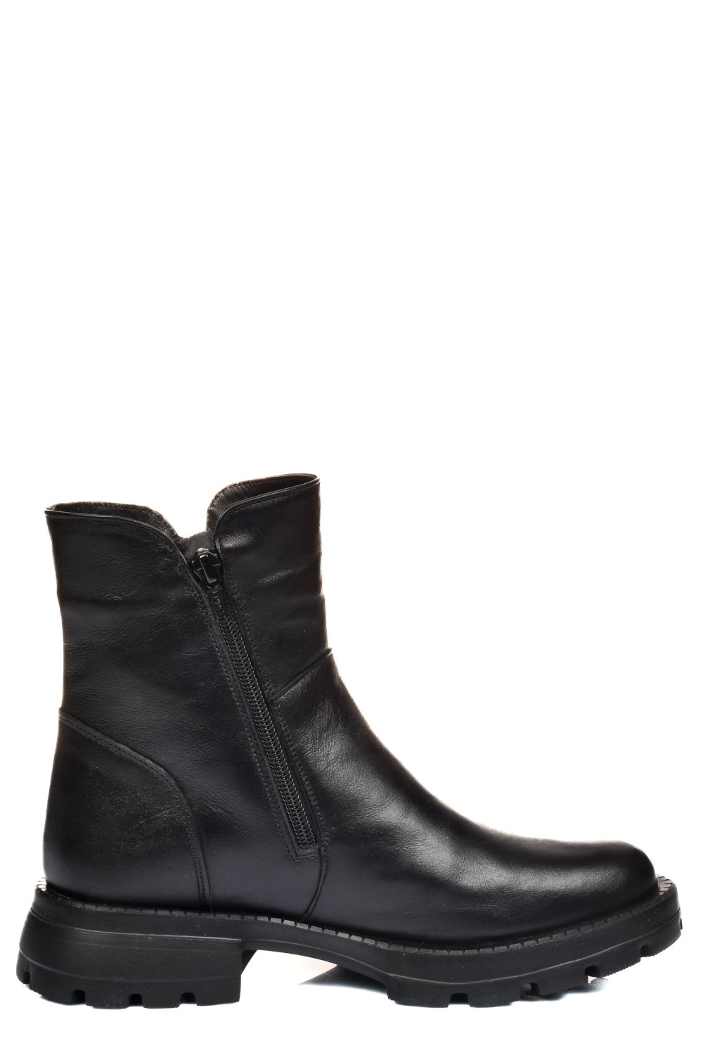 Fekete természetes bőr bakancs 2s7h42841np