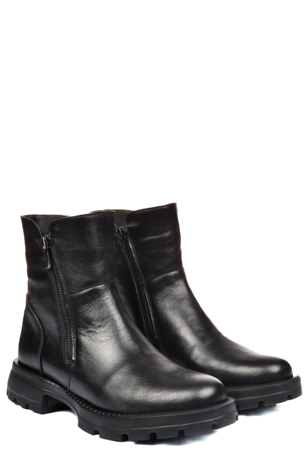 Fekete természetes bőr bakancs 2s7h42841np