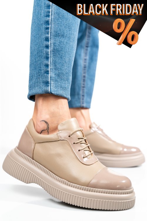 Bézs természetes lakkozott bőr  2s7h51621npknpk