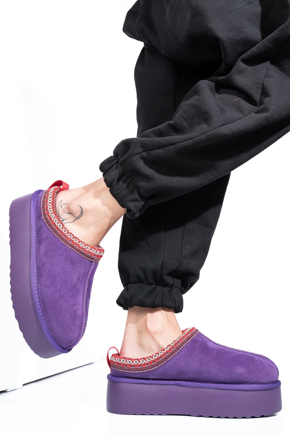 Mályva fordított bőr csizma 1s7h253