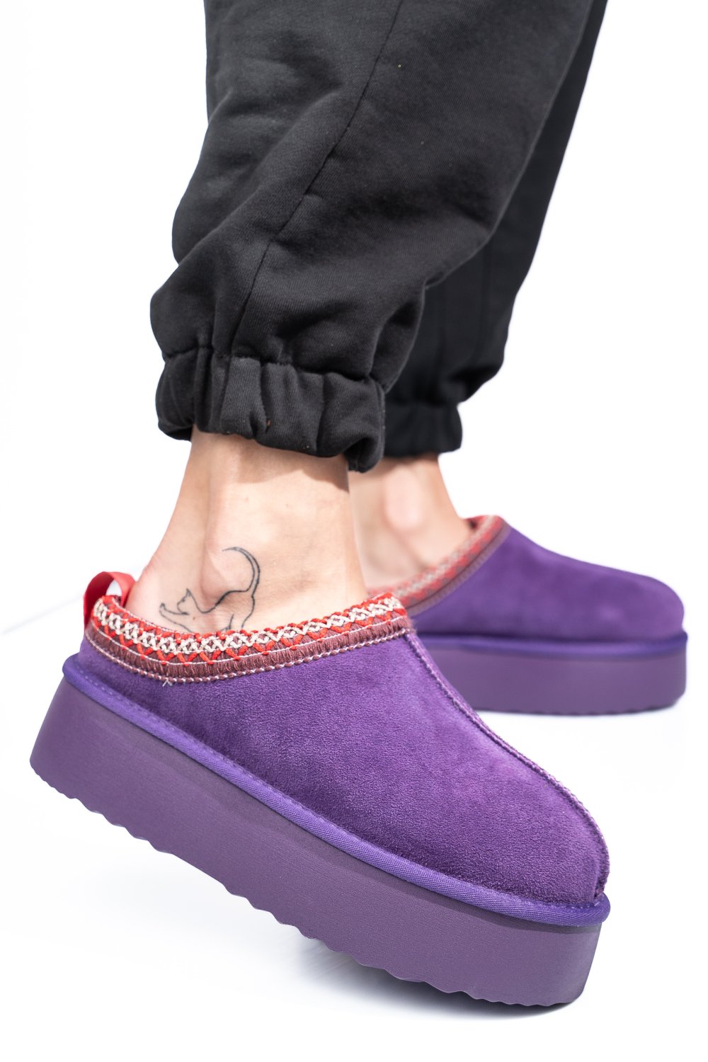 Mályva fordított bőr csizma 1s7h253