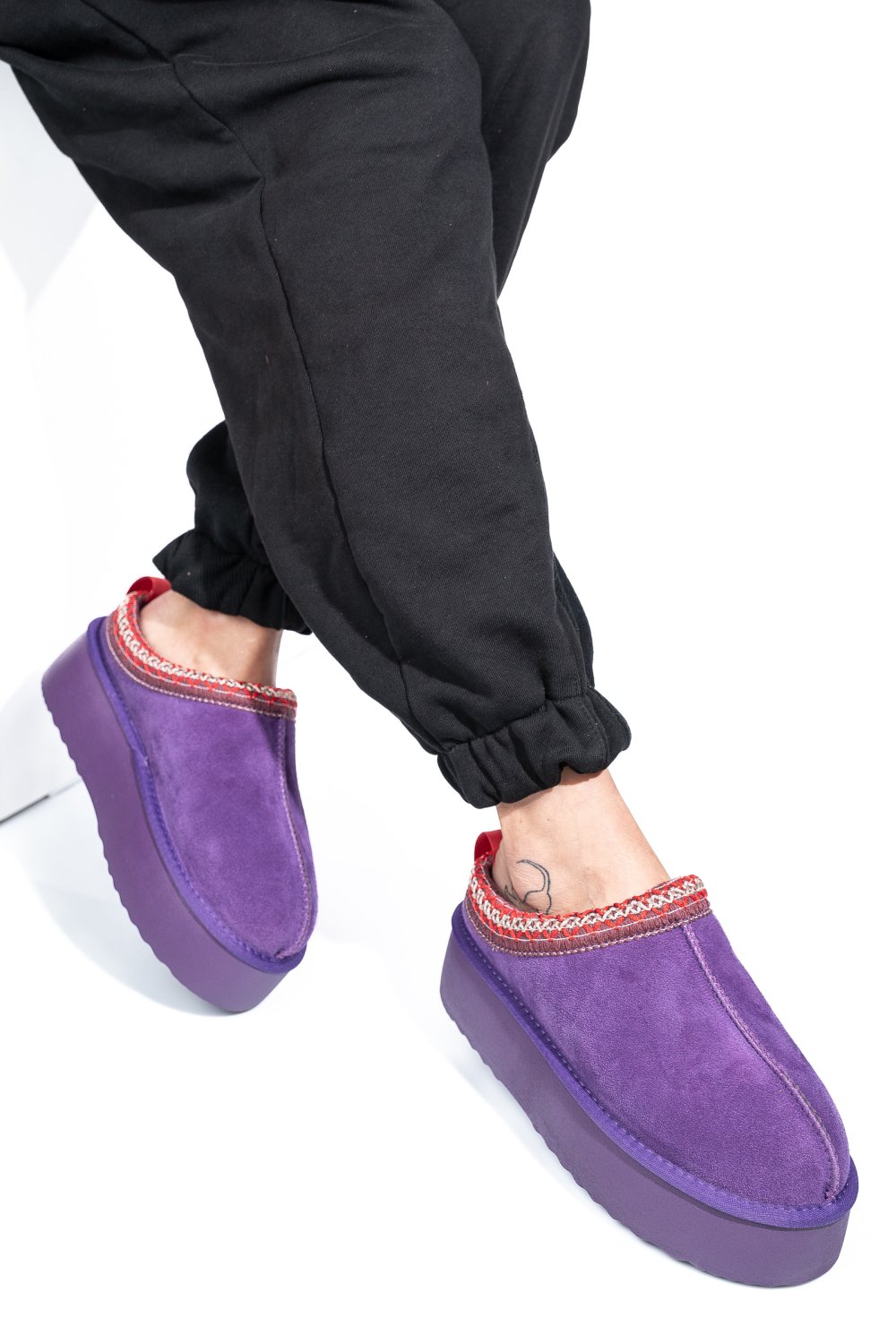 Mályva fordított bőr csizma 1s7h253