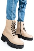 Bézs természetes bőr bakancs 1s7h55