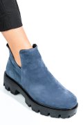 Kék fordított bőr bakancs 0s7h24