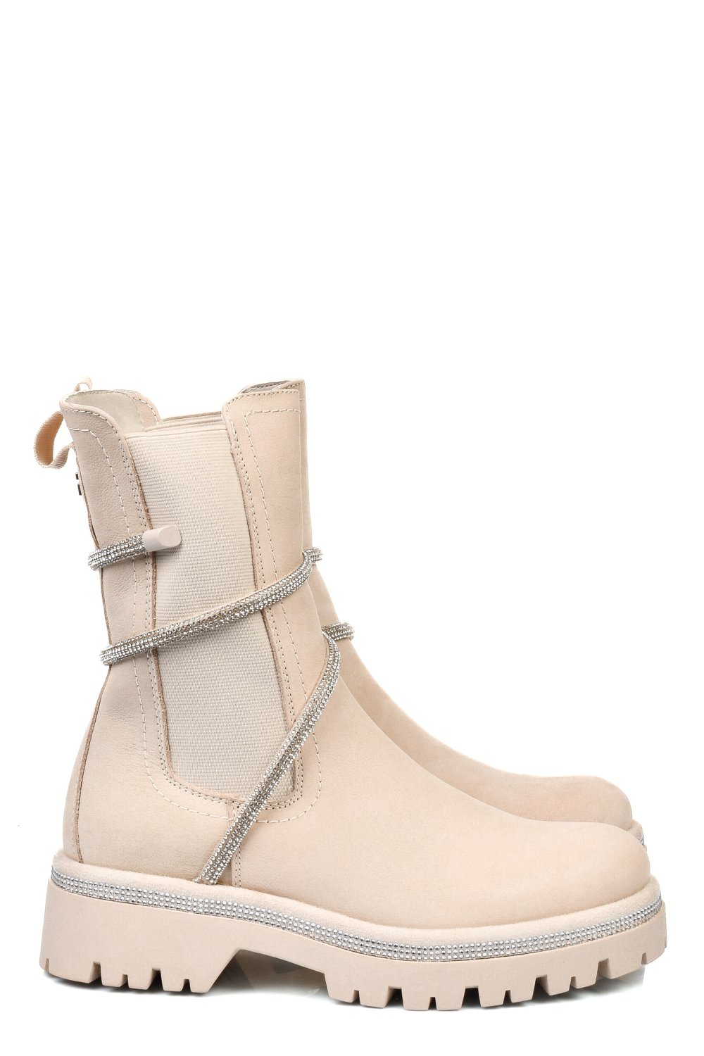 Bézs természetes bőr bakancs 0s7h945-6