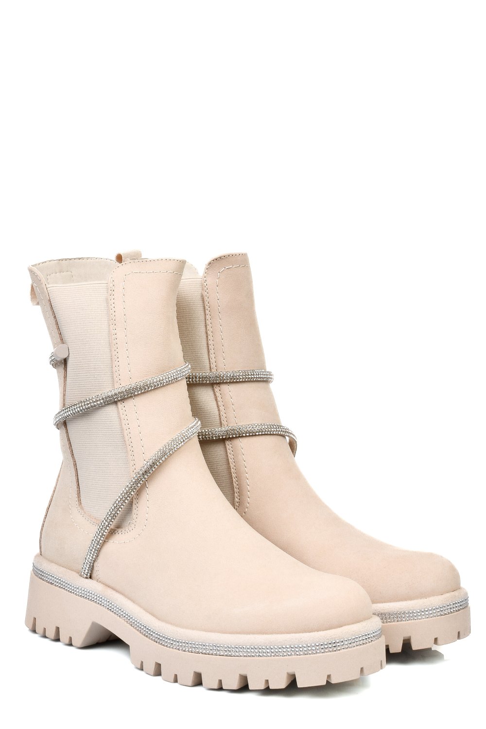 Bézs természetes bőr bakancs 0s7h945-6