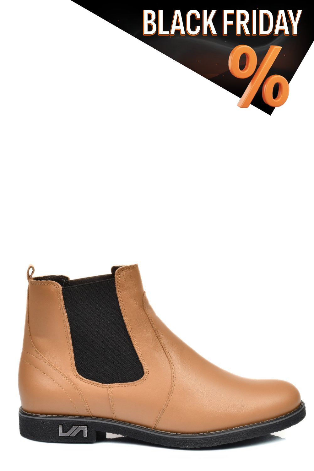 Bézs természetes bőr bakancs 2s7h11