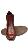 Barna természetes bőr bakancs 2s7h12