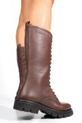 Barna természetes bőr csizma 1s7h0552