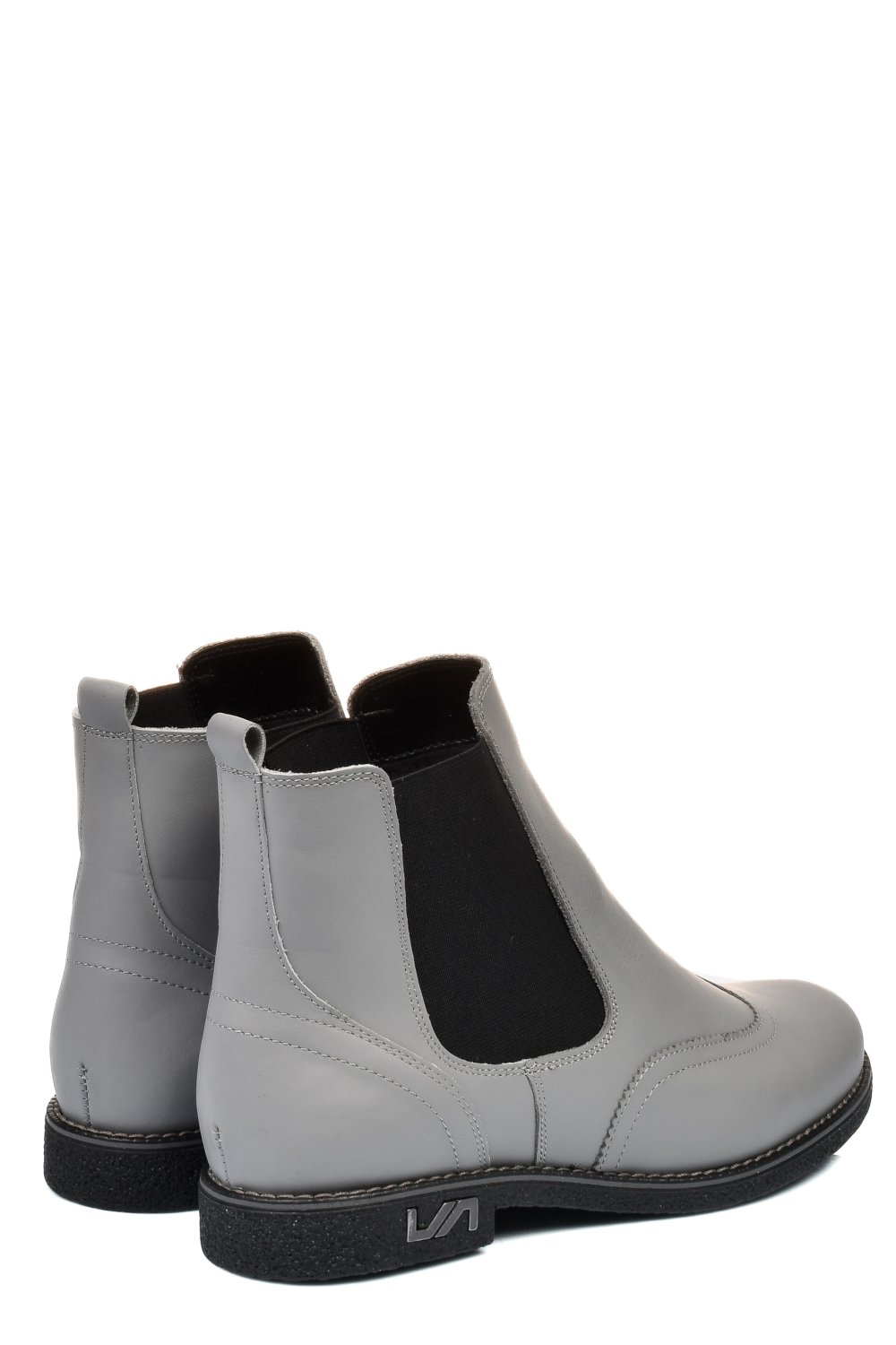 Szürke természetes bőr bakancs 2s7h12