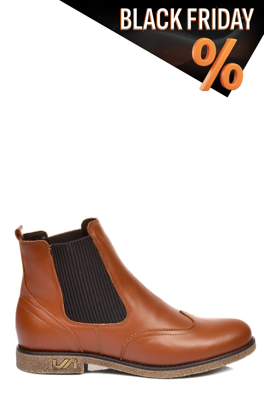 Barna természetes bőr bakancs 2s7h12