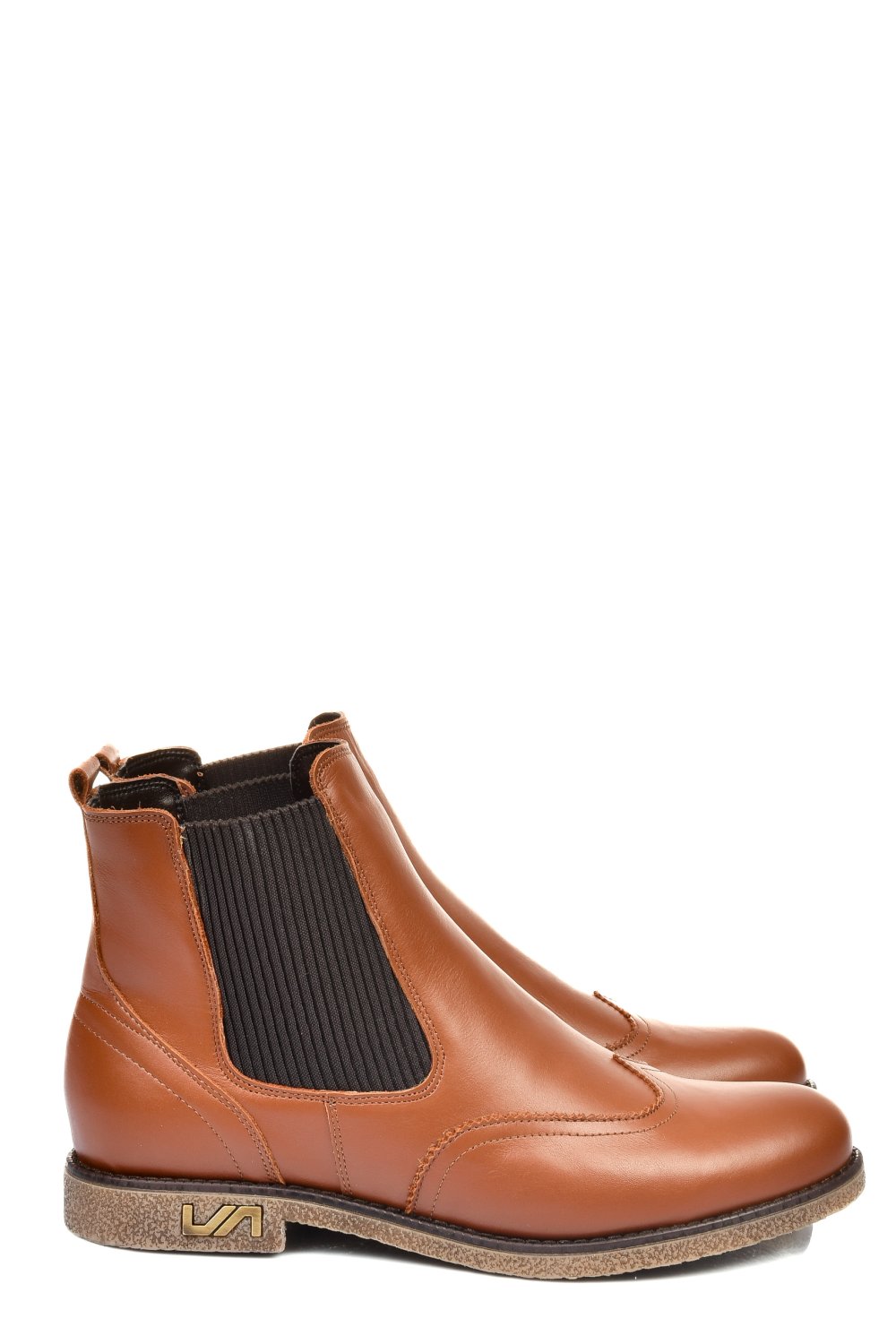 Barna természetes bőr bakancs 2s7h12