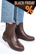 Barna természetes bőr bakancs 1s7h0795