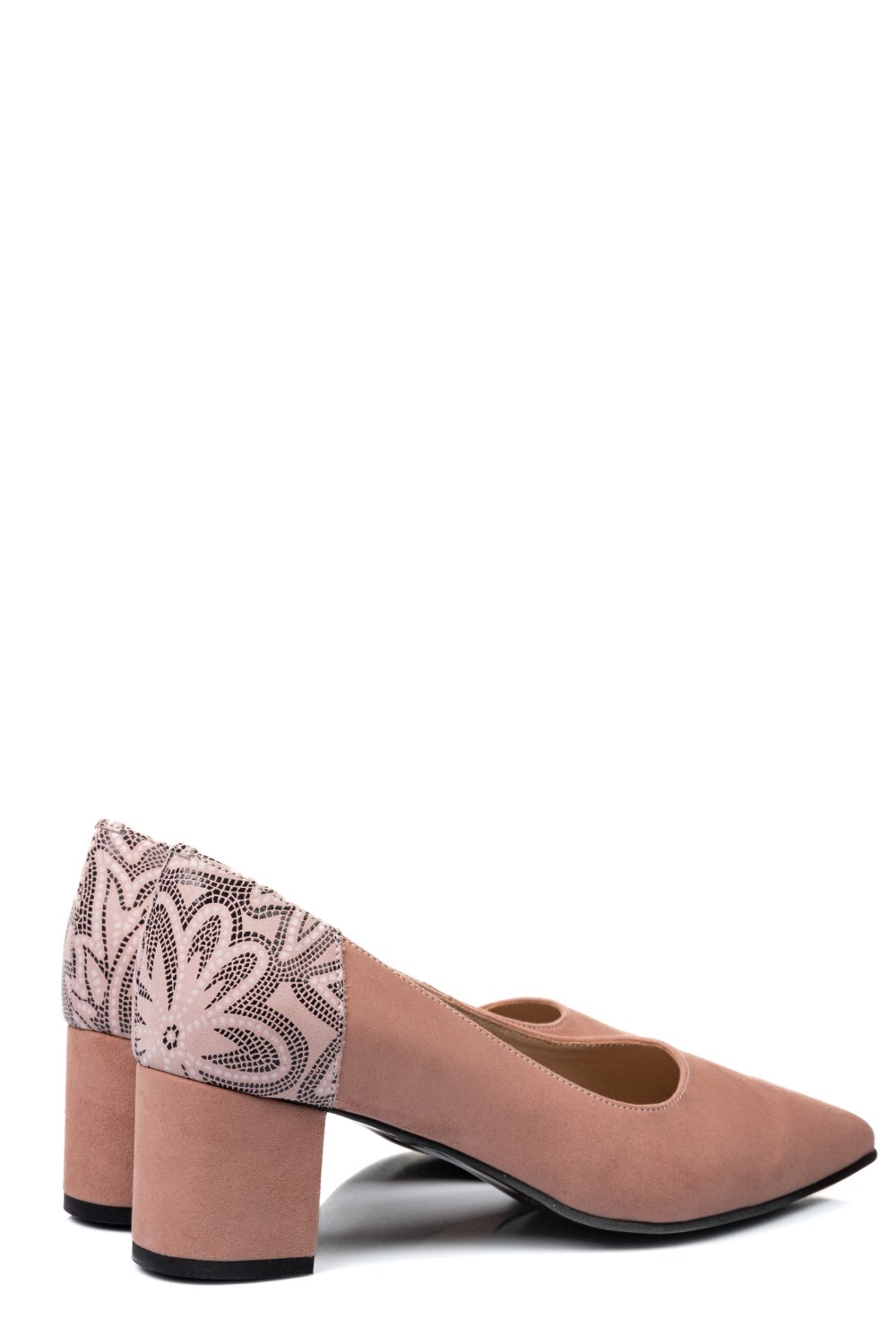 Rózsaszín fordított bőr magassarkú cipők 5s7h602