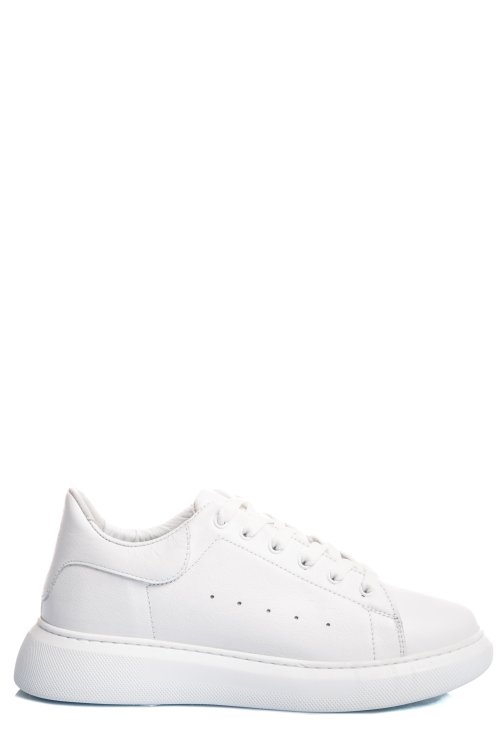 Fehér természetes bőr sport cipők 1s7h000amg