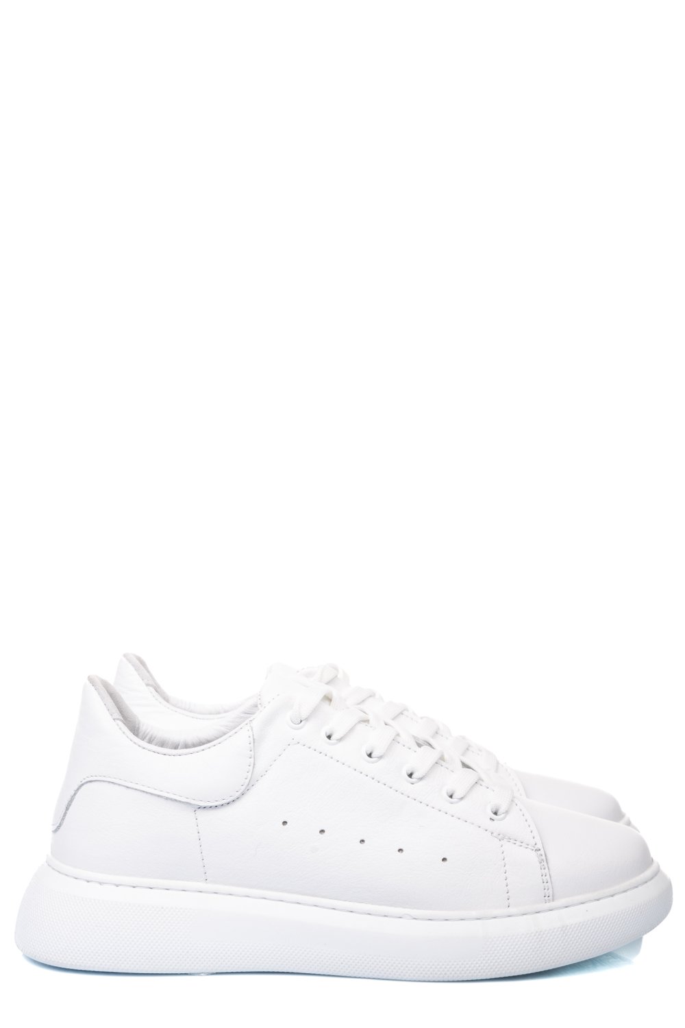 Fehér természetes bőr sport cipők 1s7h000amg